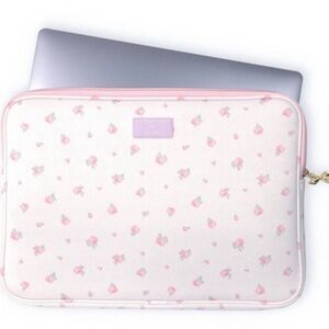 LoveShackFancy Pink Floral Laptop & Tablet Sleeve
